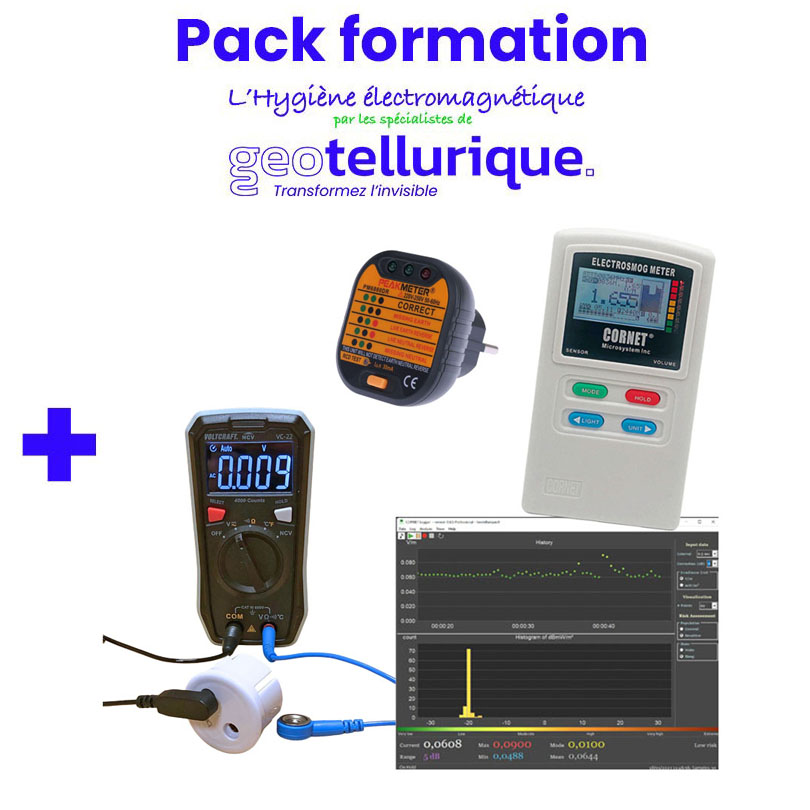 Pack mesures ondes électromagnétiques avec formation